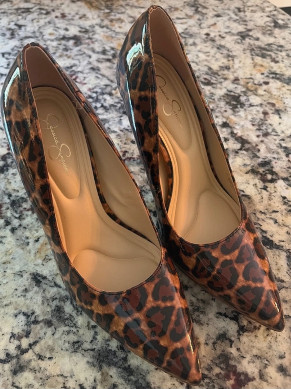 JESSICA SIMPSON♦️ LEOPARD STILETTO - Picture 5 of 15